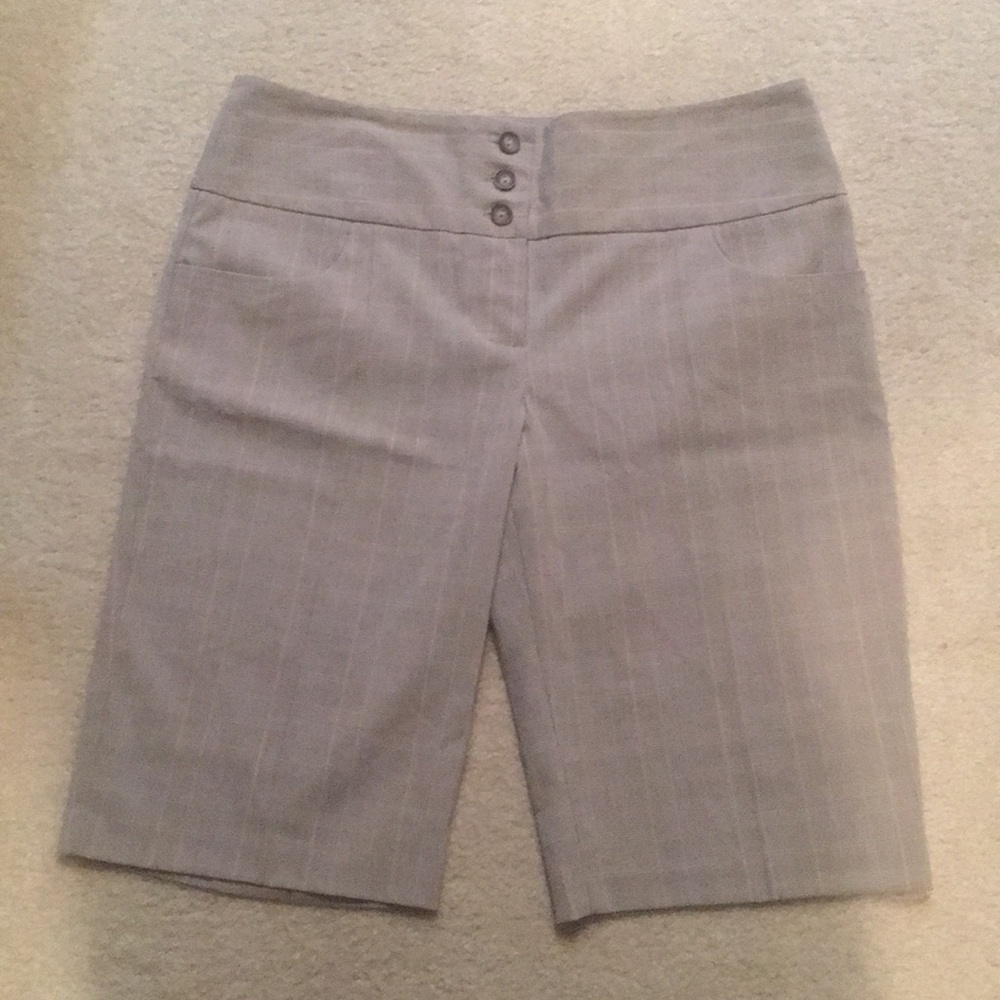 Plaid high waisted work slacks